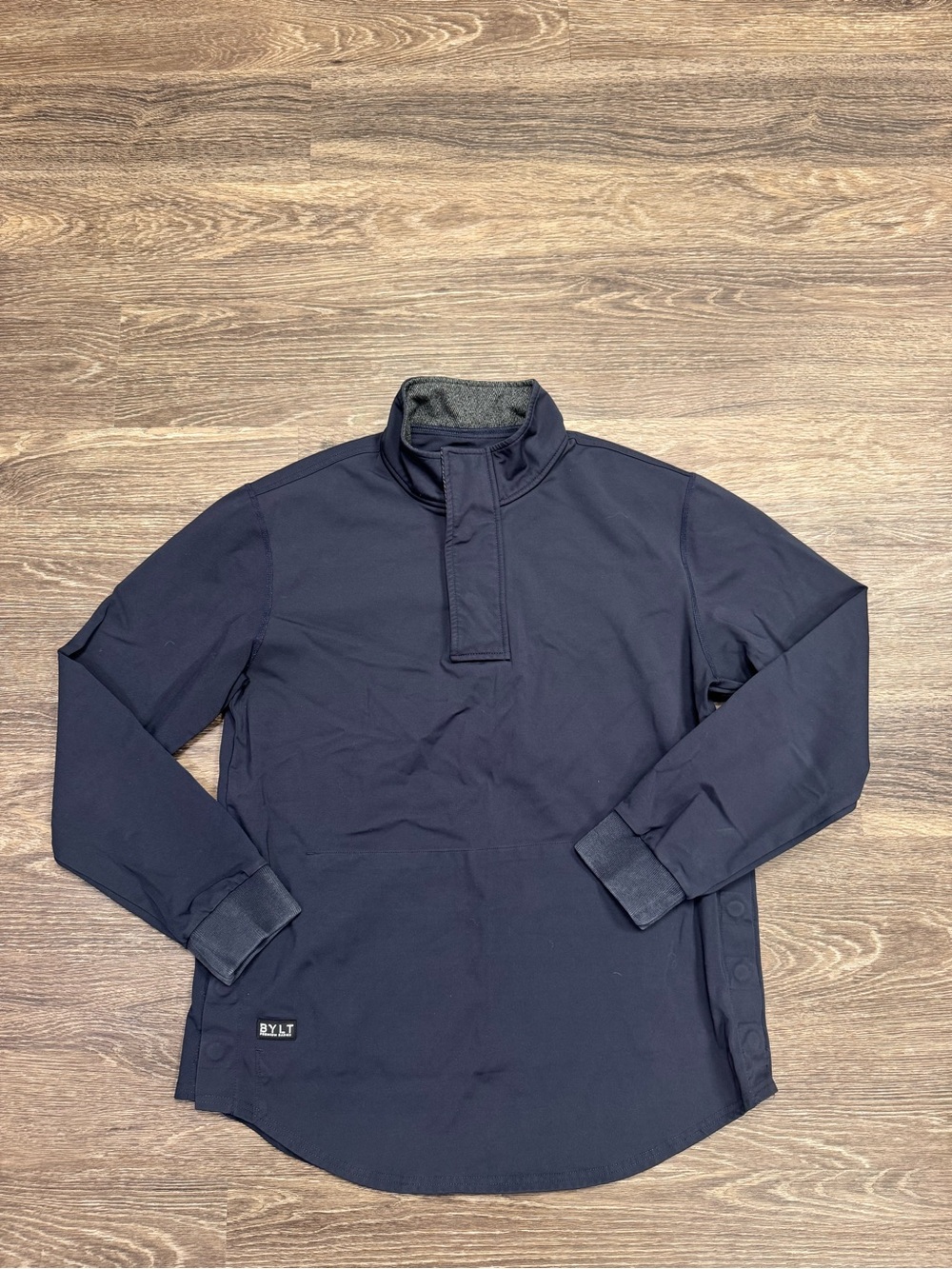 BYLT Elite+ Fairway Pullover Men’s L Navy Golf Drop Cut Magnetic Stretch